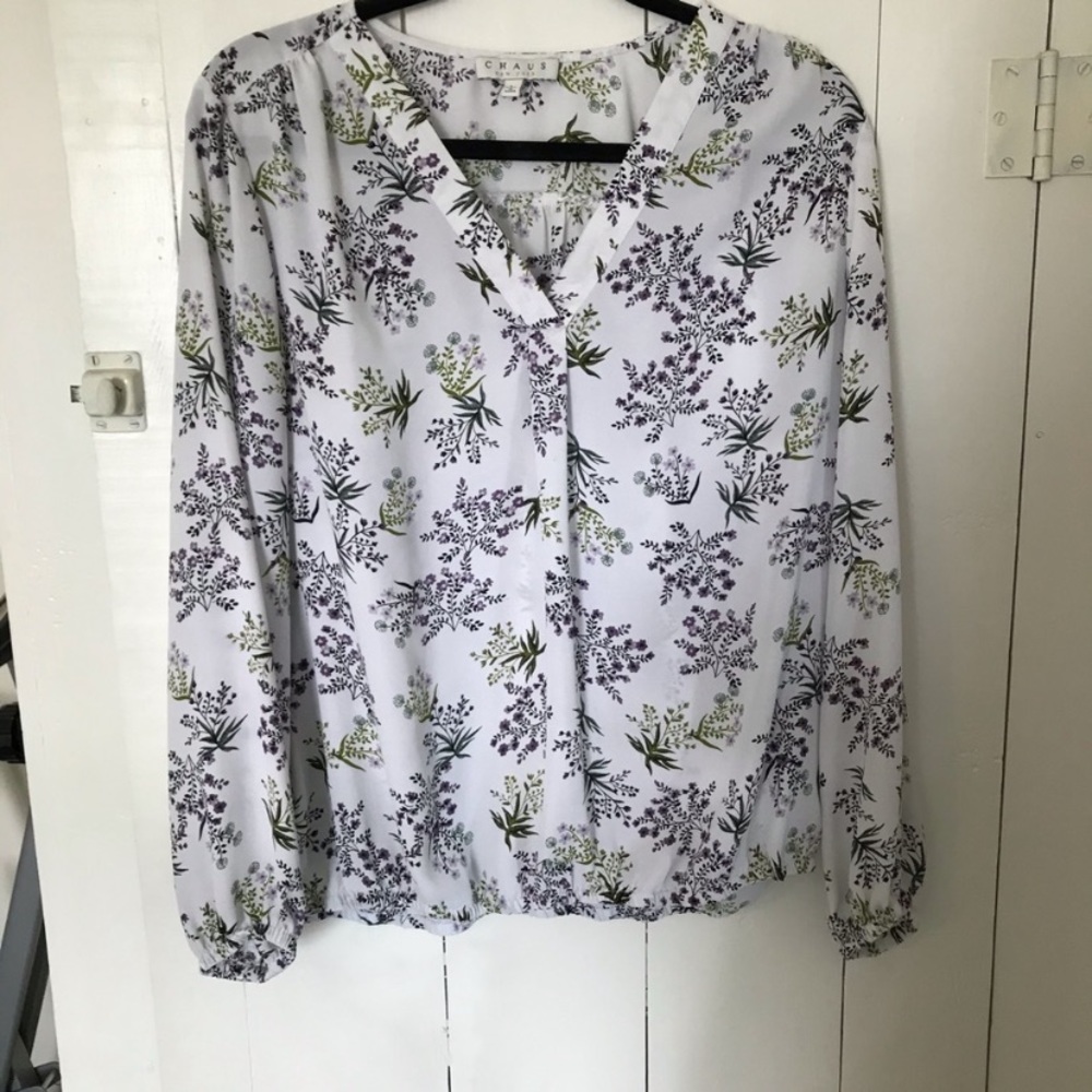 Long Sleeve Blouse size large